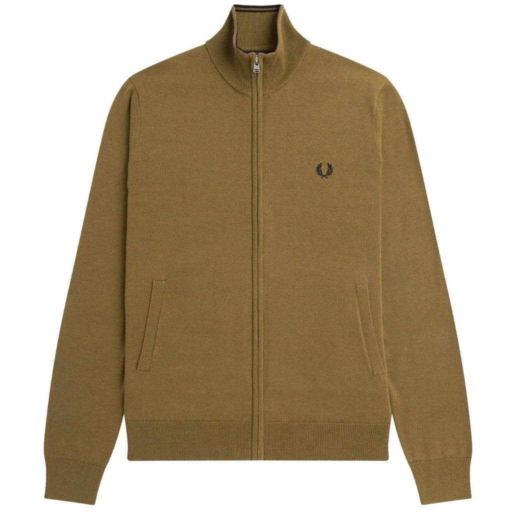 Fred Perry Brown Classic Zip Sweatshirt XS