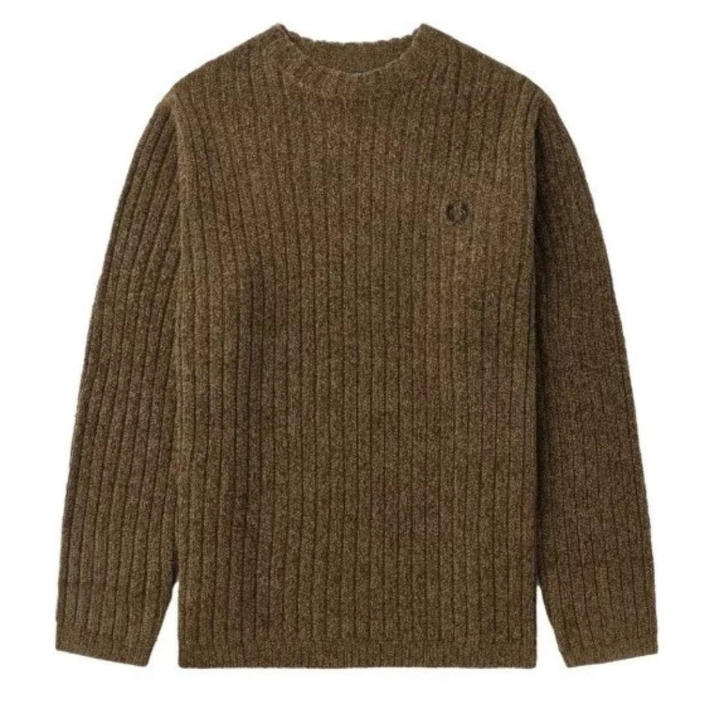 Fred Perry K6511 P96 Shaded Stone  Rib Jumper mens XL