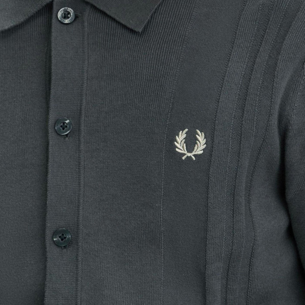 Fred Perry K7618 638 Field Green Knit Shirt Mens M