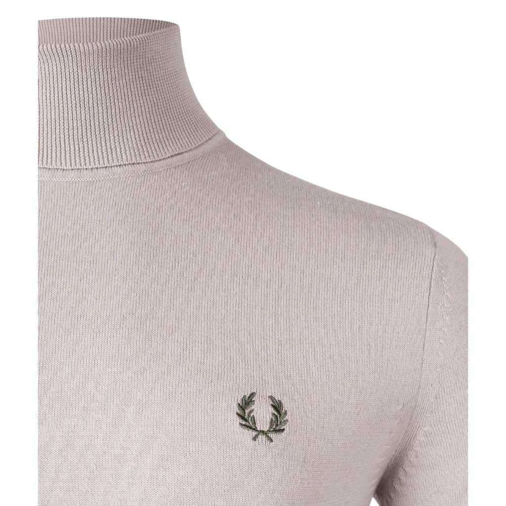 Fred Perry K9552 S56 Dark Oatmeal Jumper Mens XS