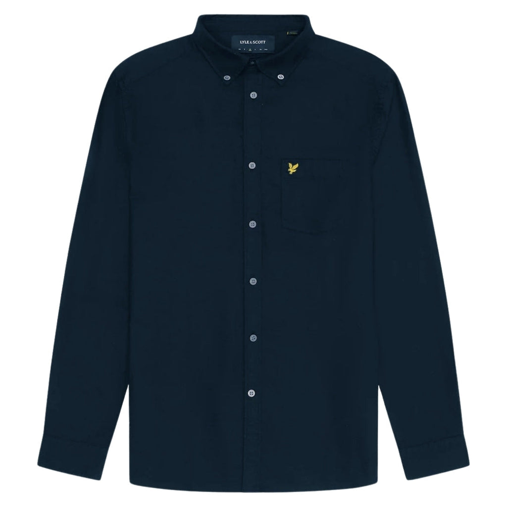 Lyle & Scott Dark Navy Blue Long Sleeve Shirt S