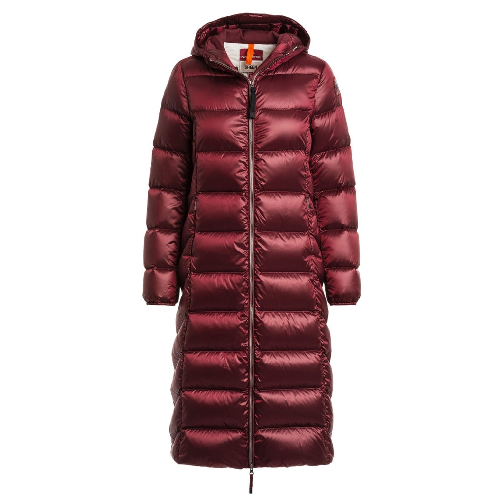 Parajumpers Leah Red Long Down Jacket S