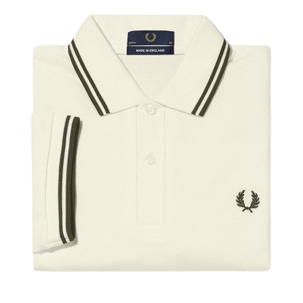 Fred Perry M12 R53 Cream Polo Shirt  Mens M