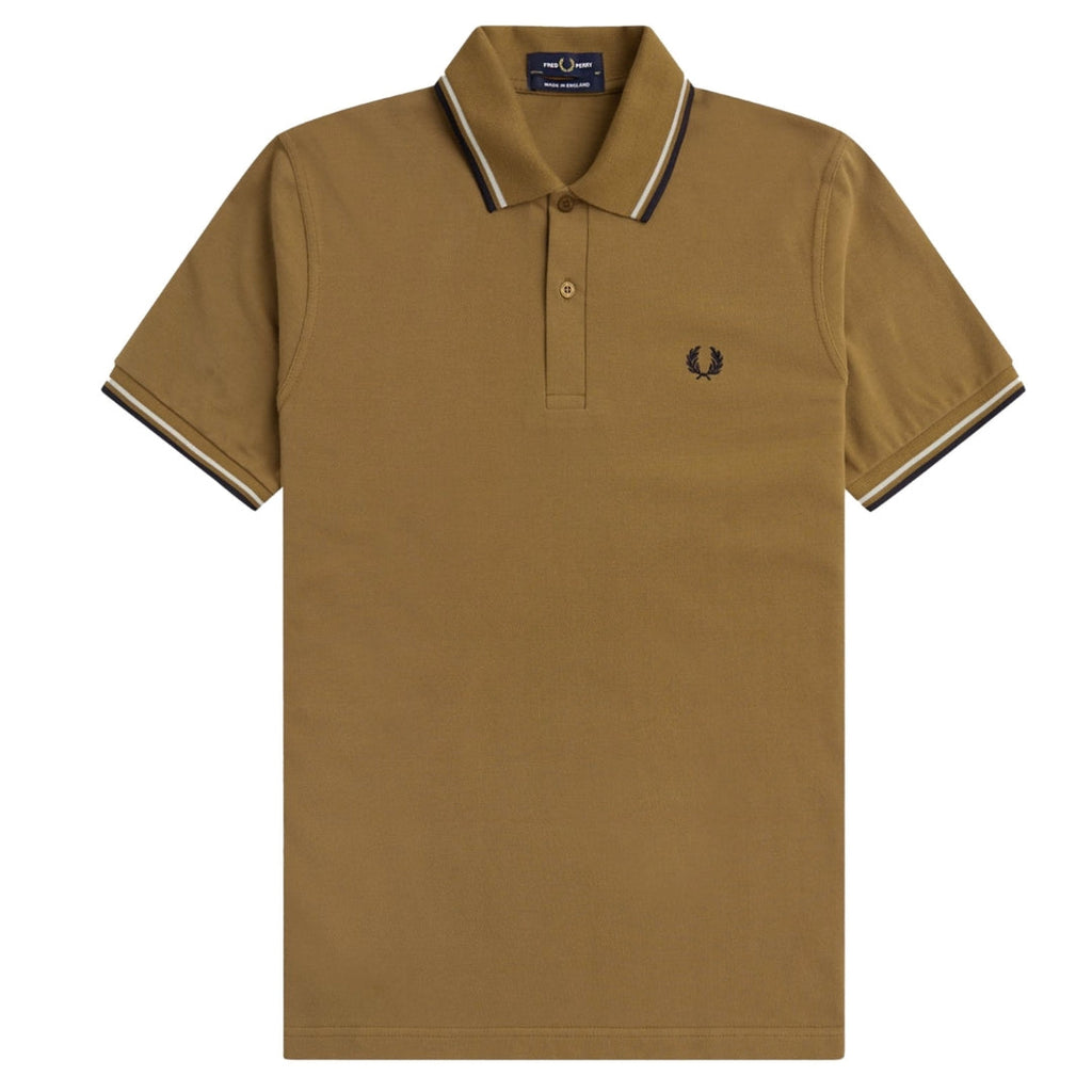 Fred Perry M12 V46 Brown Polo Shirt  Mens M