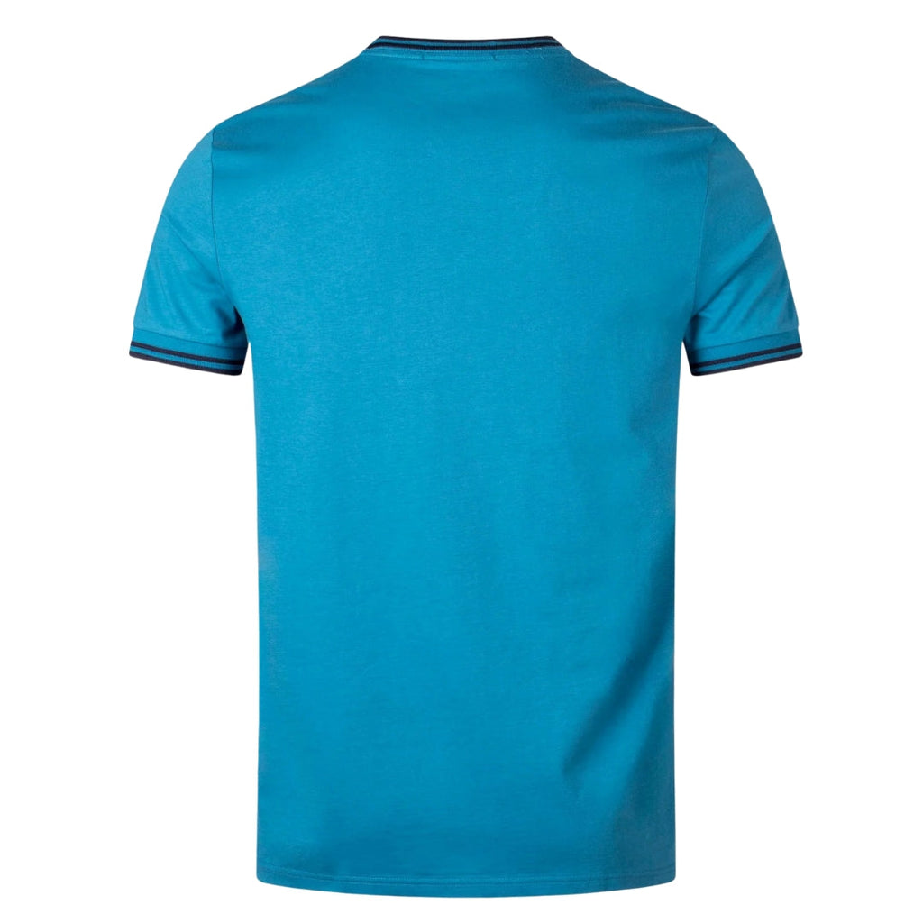 Fred Perry M1588 V35 Ocean Blue T-shirt Mens XS