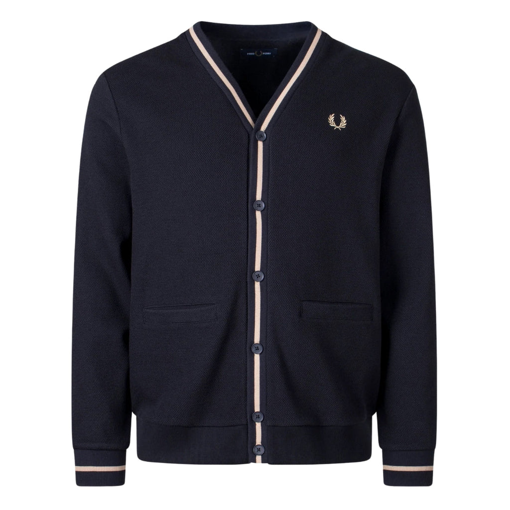 Fred Perry M2654 U78 Black Cardigan Mens M
