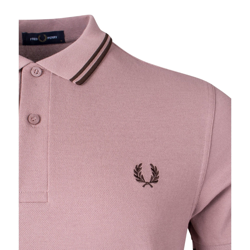 Fred Perry M3600 S52 Dark Pink Polo Shirt Mens S
