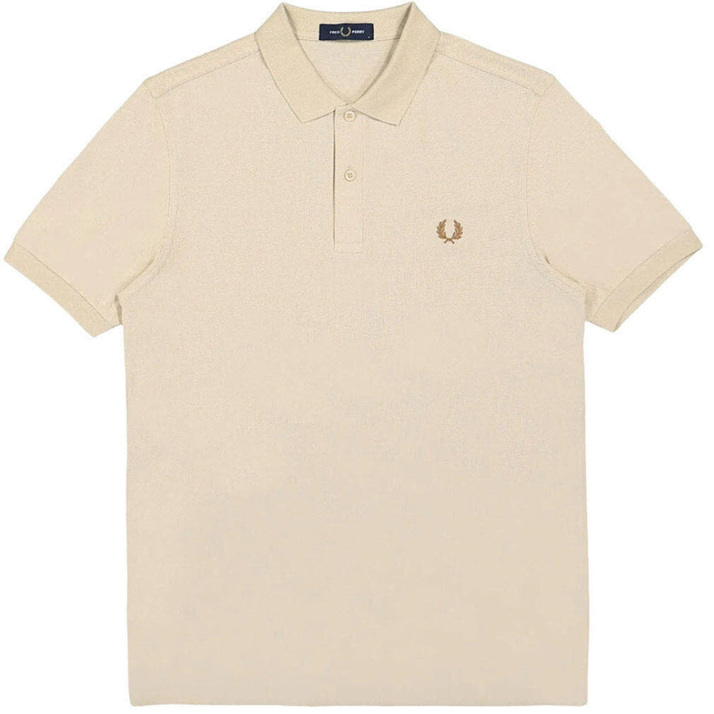 Fred Perry M6000 691 Oatmeal Polo Shirt Mens XS