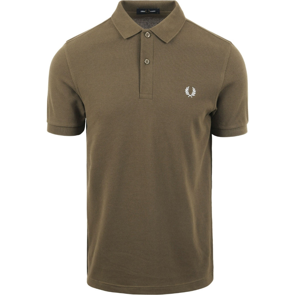 Fred Perry Plain Uniform Green Polo Shirt S