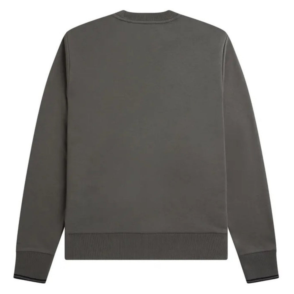 Fred Perry Crew Neck Gunmetal Grey Sweatshirt XS