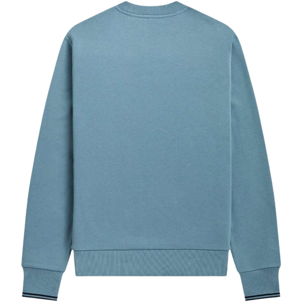 Fred Perry Crew Neck Ash Blue Sweatshirt S