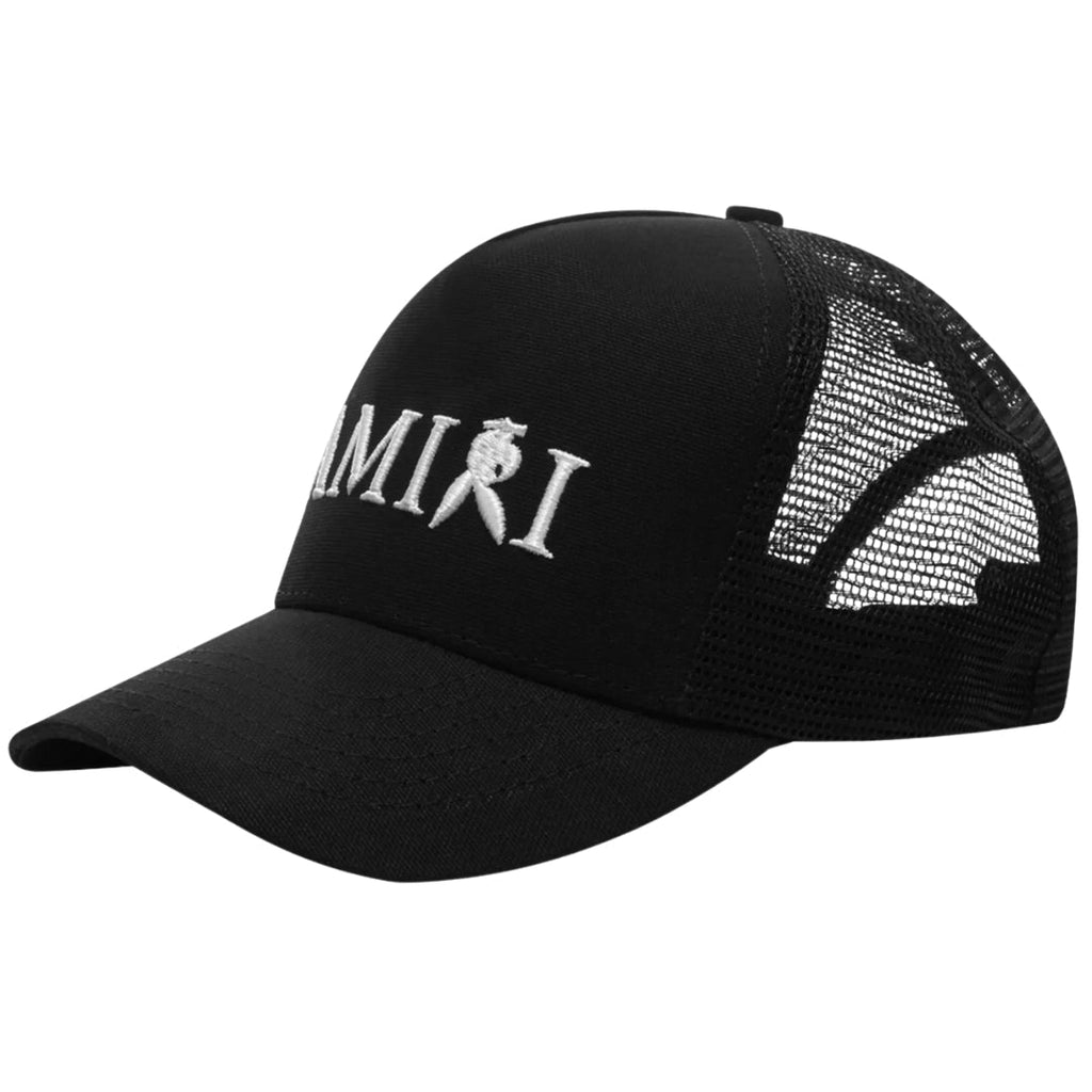 Amiri Reverse Bunny Black Trucker Hat One Size