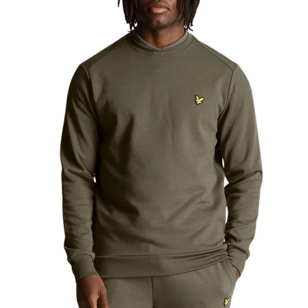 Lyle & Scott Plain Cactus Green Sweatshirt XS