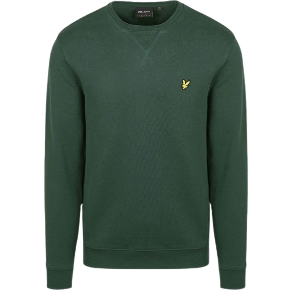 Lyle & Scott Branded Argyle Teal Green Pull-over Sweatshirt M