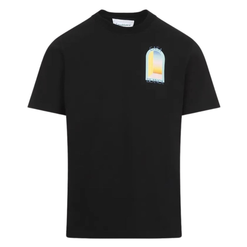 Casablanca L'Arche Colore Design Black T-Shirt S