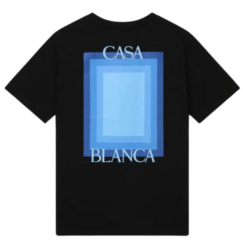 Casablanca Degrade Screen Design Black T-Shirt S