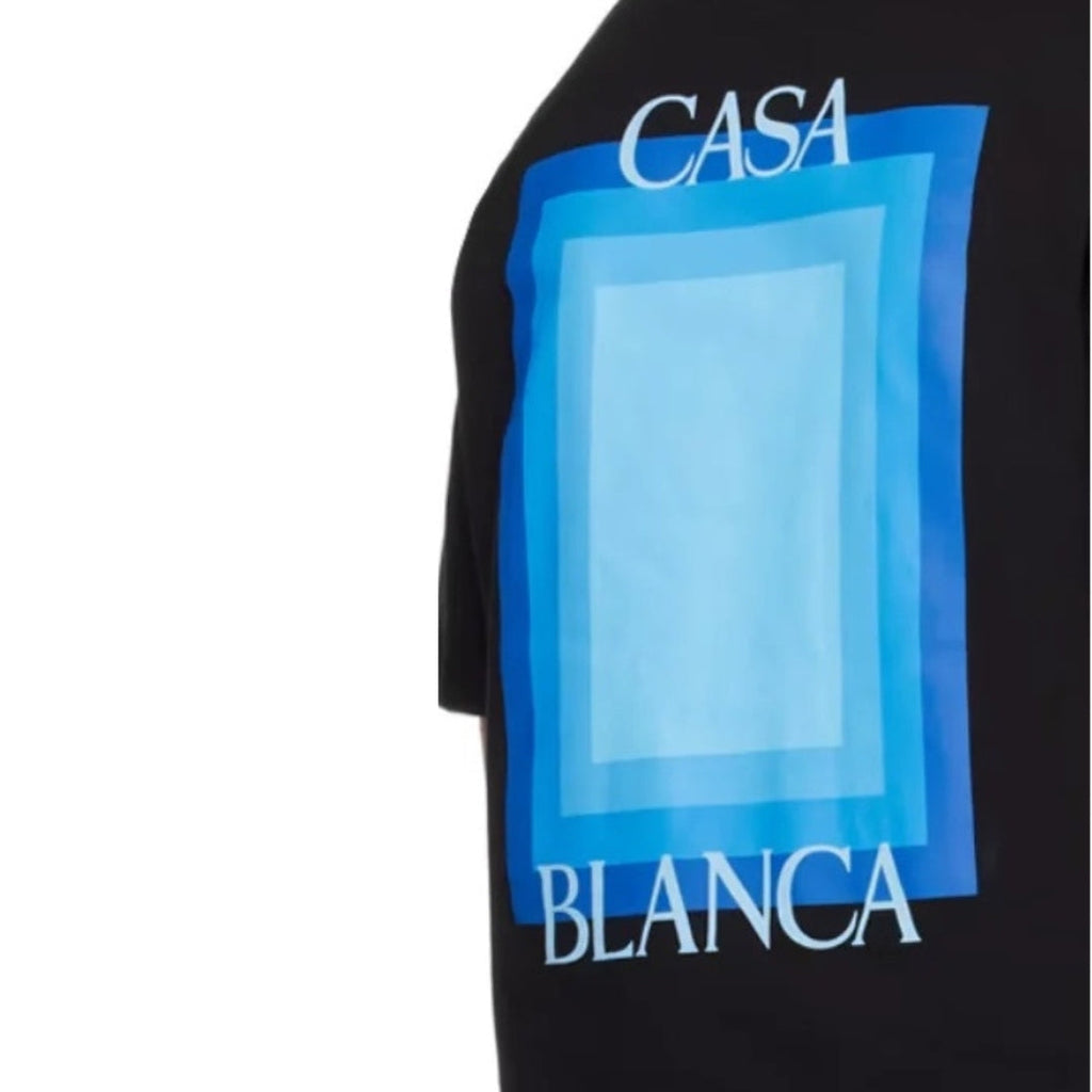 Casablanca Degrade Screen Design Black T-Shirt S