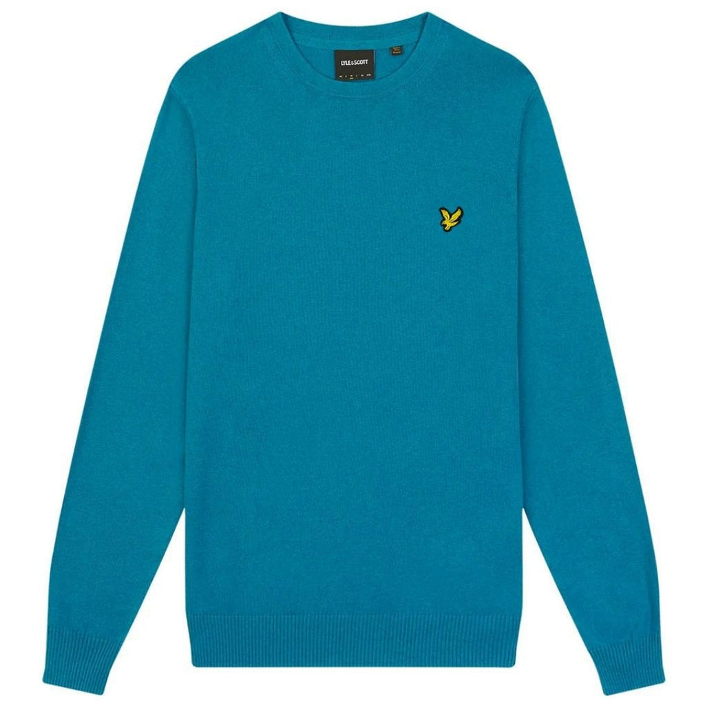 Lyle & Scott Brand Logo Leisure Blue Jumper