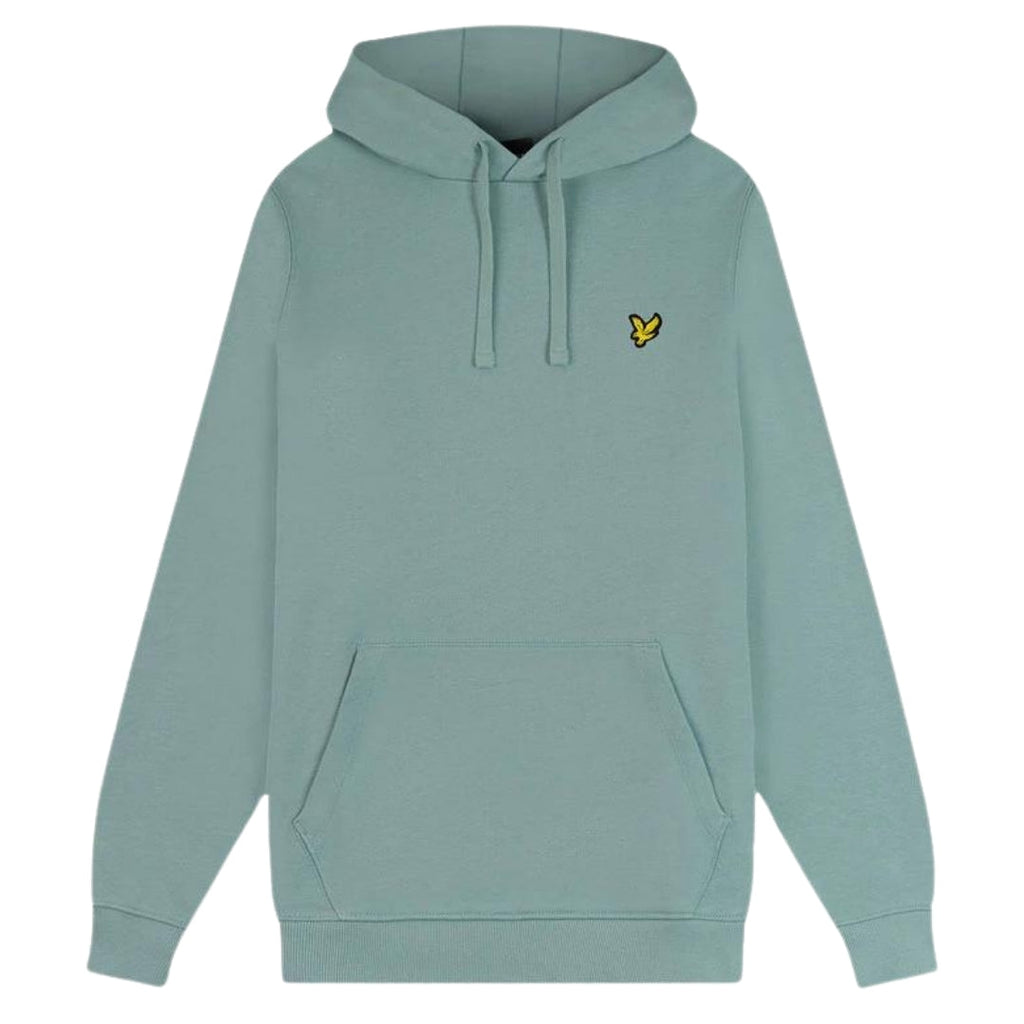 Lyle & Scott Brand Logo Slate Blue Hoodie