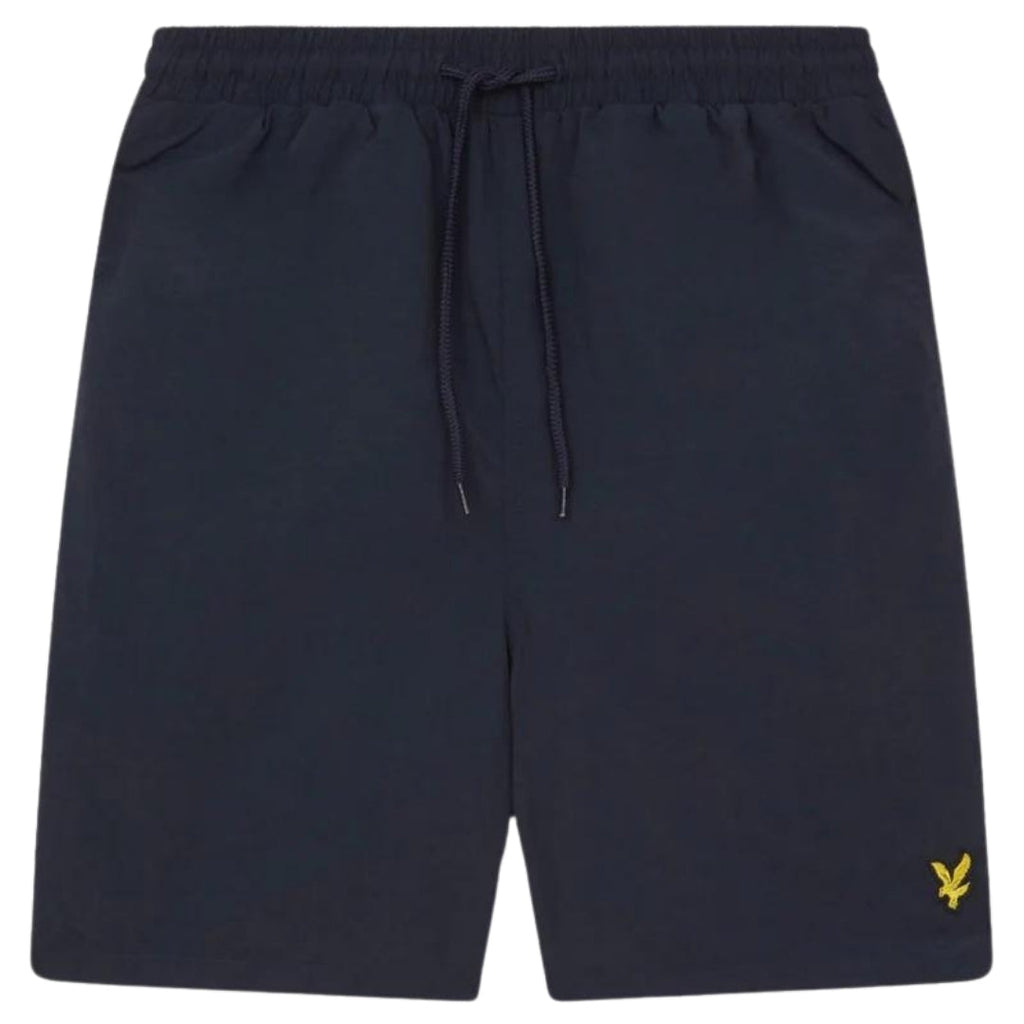 Lyle & Scott Branded Logo Dark Navy Swim Shorts L