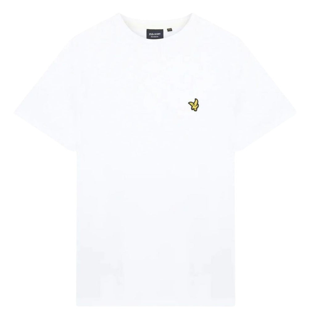 Lyle & Scott Slub Plain White T-Shirt