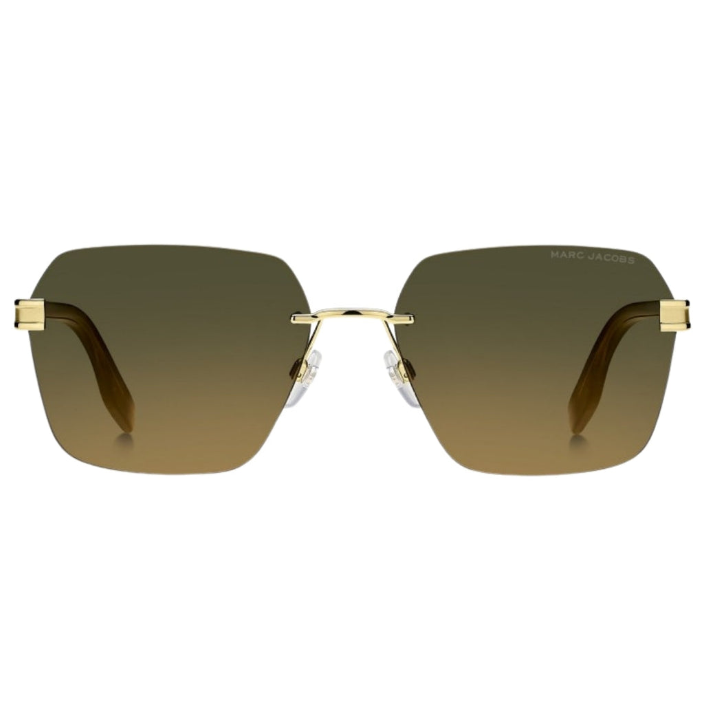 Marc Jacobs Green SF Lens Brown Detail Sunglasses One Size