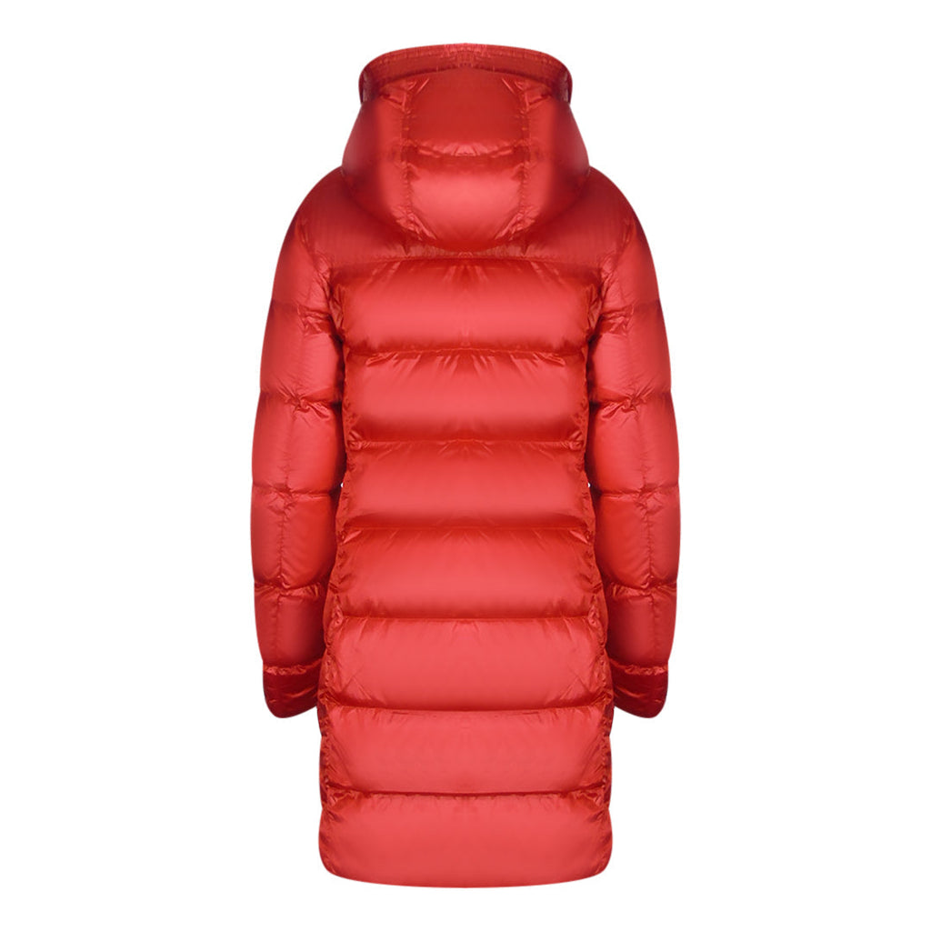 Parajumpers Marion Red Long Hooded Down Jacket S