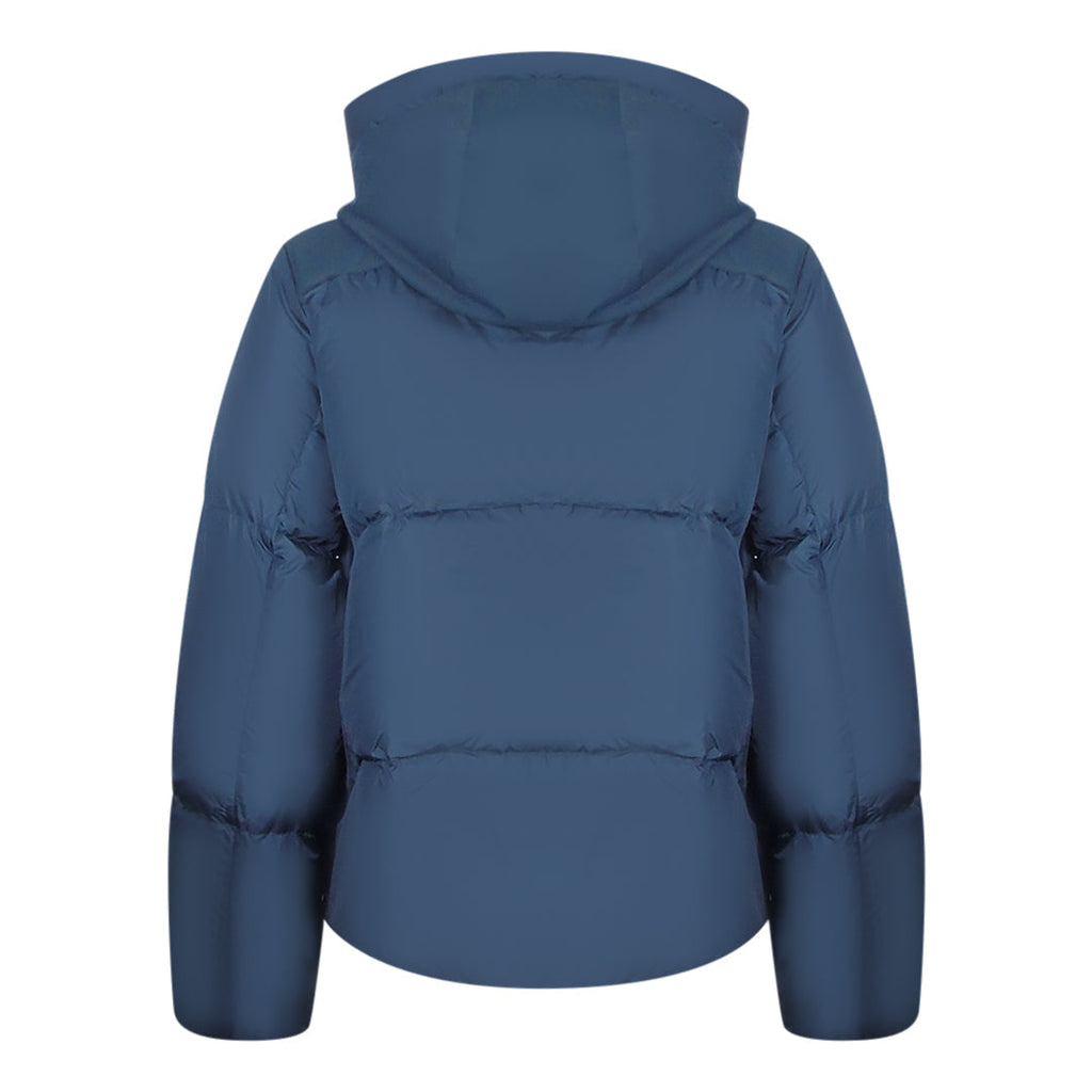 Parajumpers Nami Navy Blue Hooded Down Jacket S