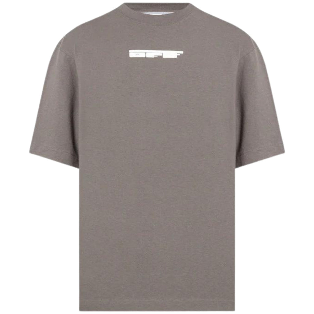 Off-White Teddy Arrow Logo Over Skate Fit Steel Iron T-Shirt