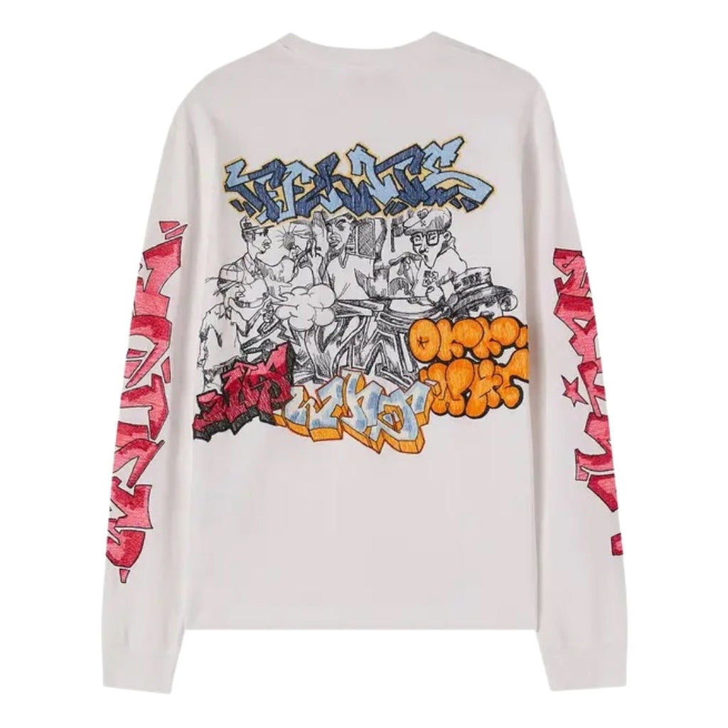 Off-White Graff Wht Pupp Skate Long Sleeve Tee White XS