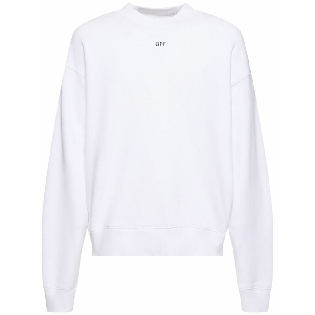 Off-White Off Stamp Skate Crewneck White XXL
