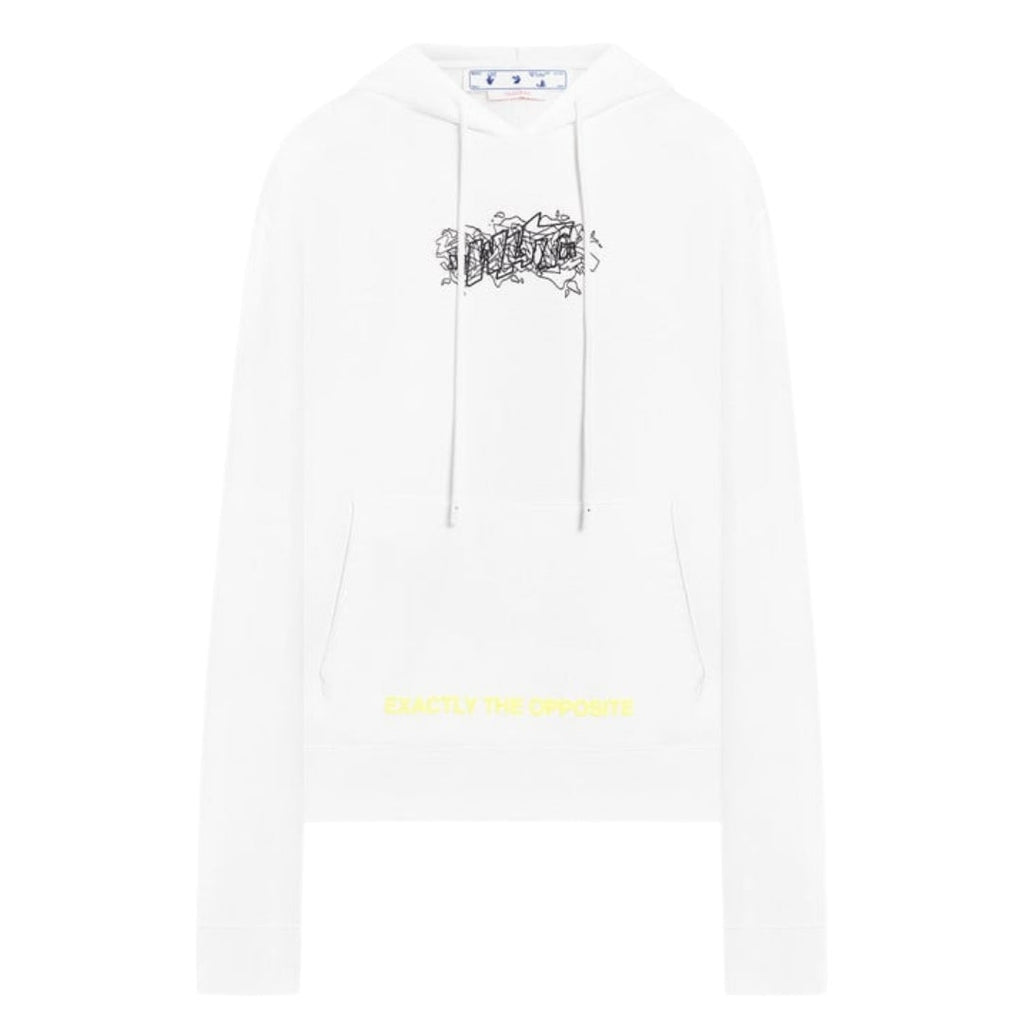Off-White Graffiti Layerz Slim Hoodie White XS