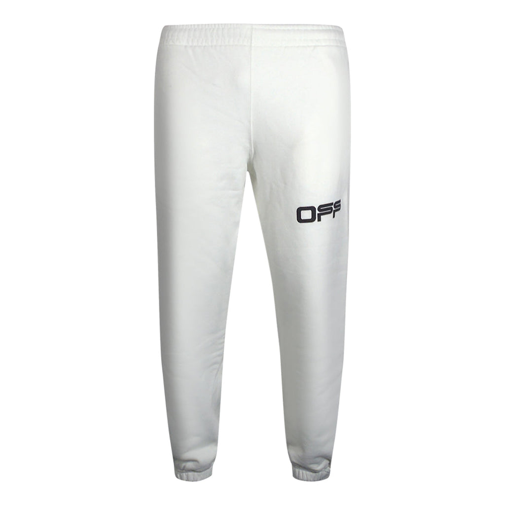 Off-White Airport Tape Logo White Sweatpants M