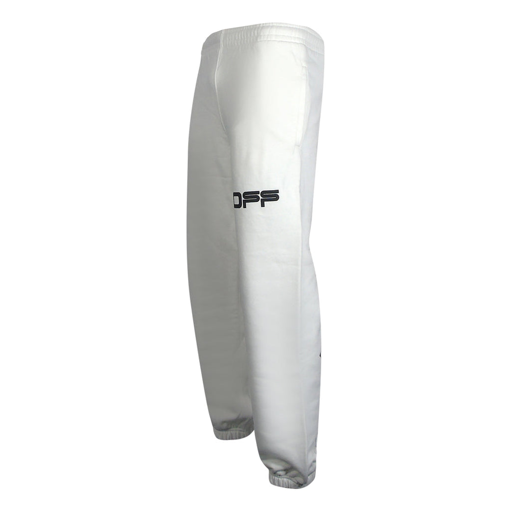 Off-White Airport Tape Logo White Sweatpants M