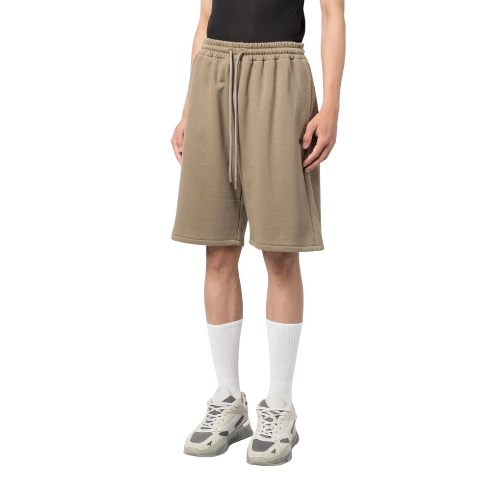 Off-White Off Stitch Skate Sweatshorts Beige S