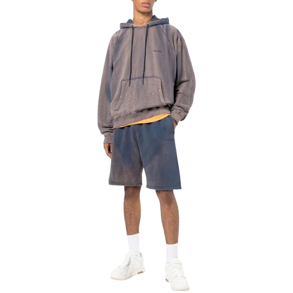 Off-White Diag Tab Vintage Skate Sweatshorts Outerspace L