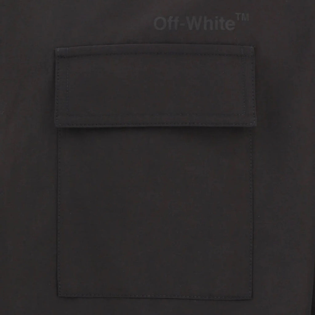 Off-White Diag Tab Zip Skate Fit Black Overshirt Jacket M