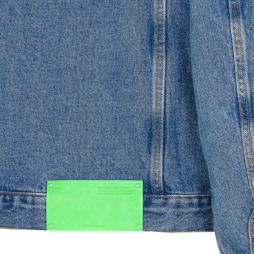 Off-White Skate Fit Blue Denim Jacket S