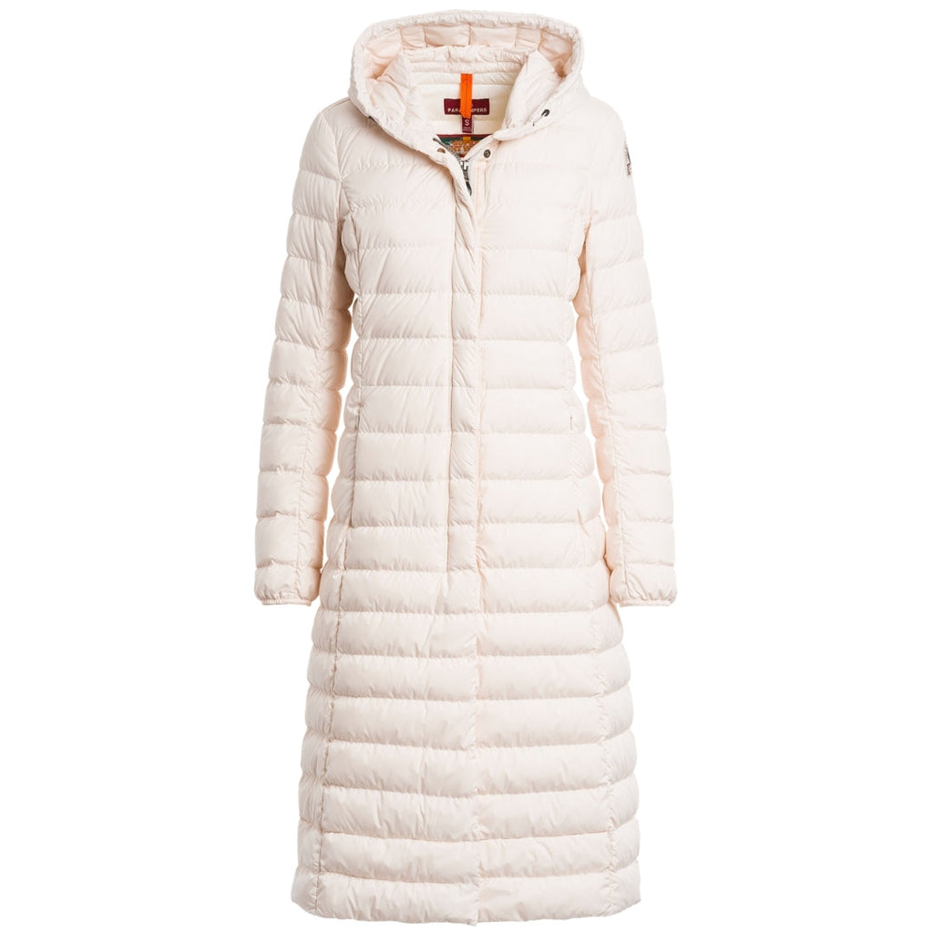 Parajumpers Omega White Long Down Jacket S