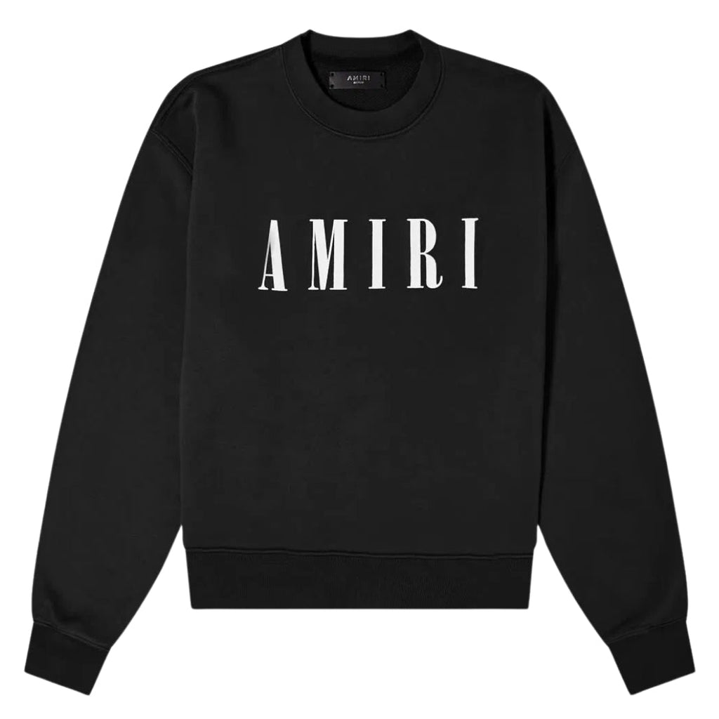 Amiri Bold Core Logo Black Sweatshirt XS