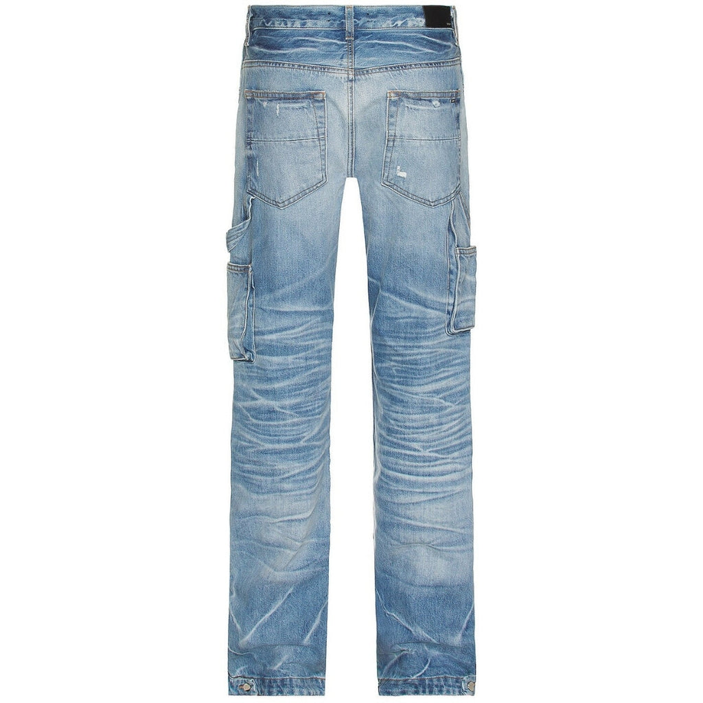 Amiri Straight Fit Carpenter Faded Indigo Blue Jeans W31 L32 / 32L