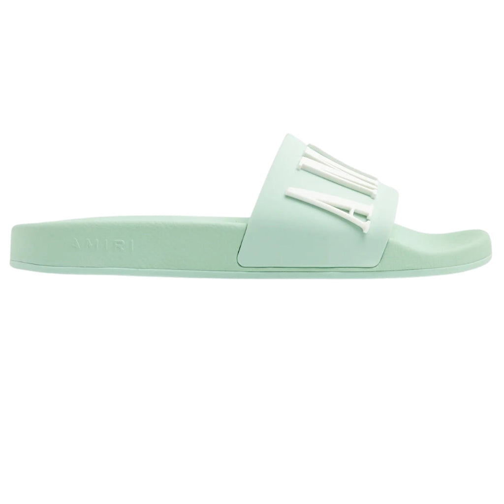 Amiri Sage Green Pool Sliders UK 4