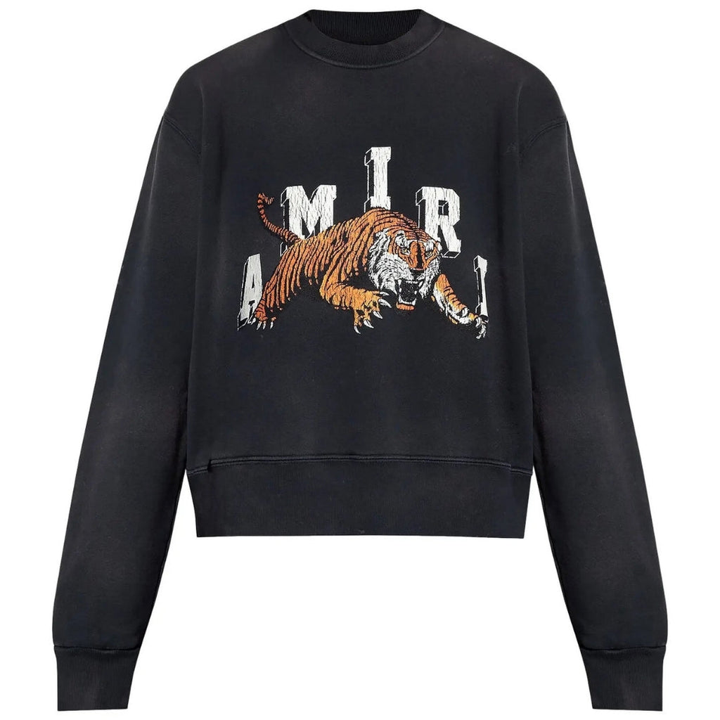 Amiri Vintage Tiger Black Sweatshirt M