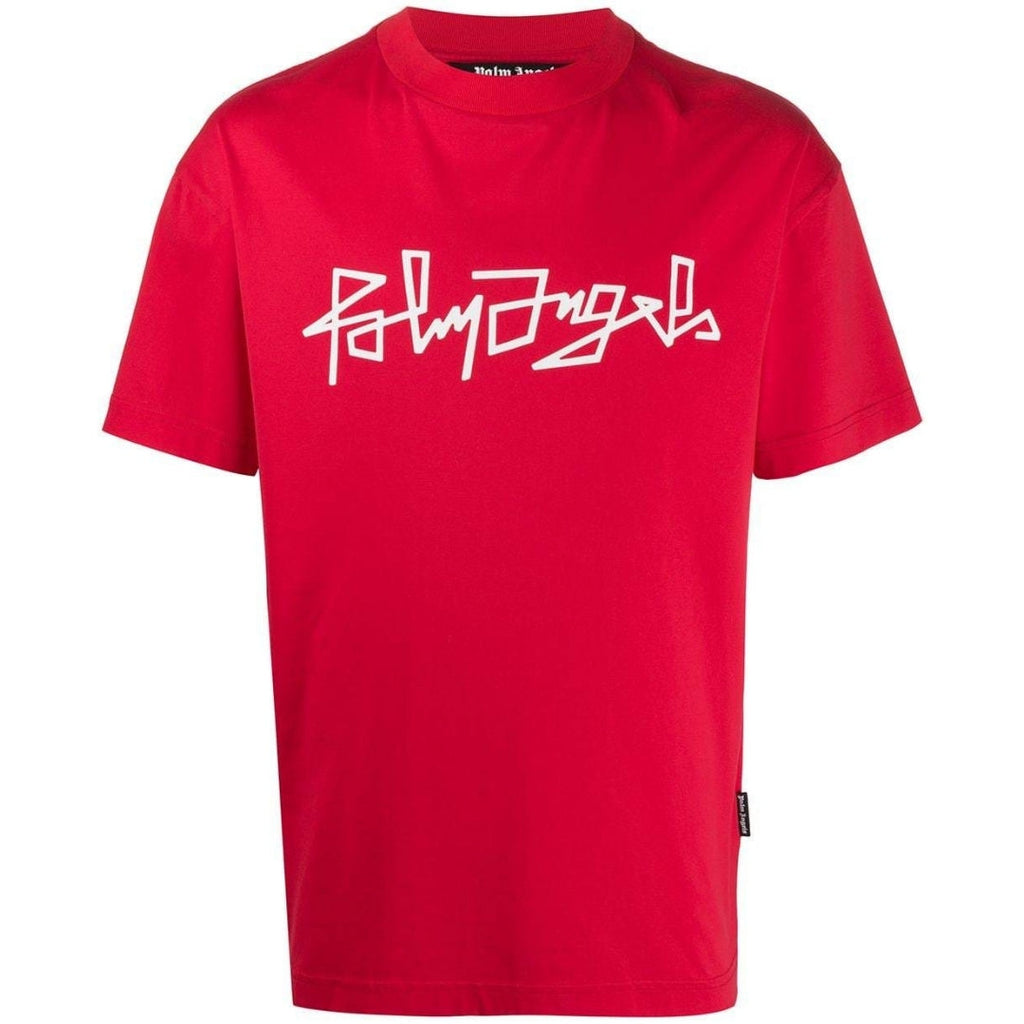 Palm Angels Desert Logo Red T-Shirt