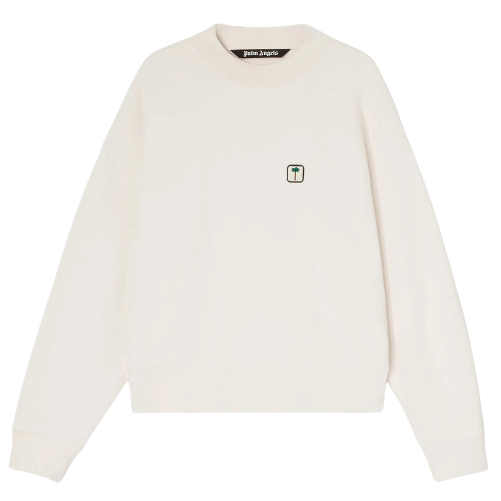 Palm Angels PXP Logo Off White Sweatshirt