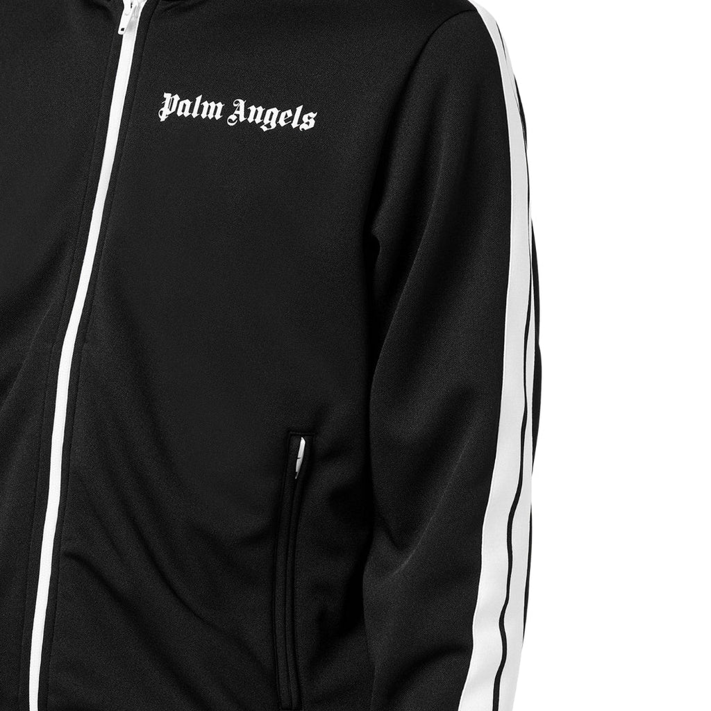 Palm Angels Classic Track Black Hooded Jacket XS