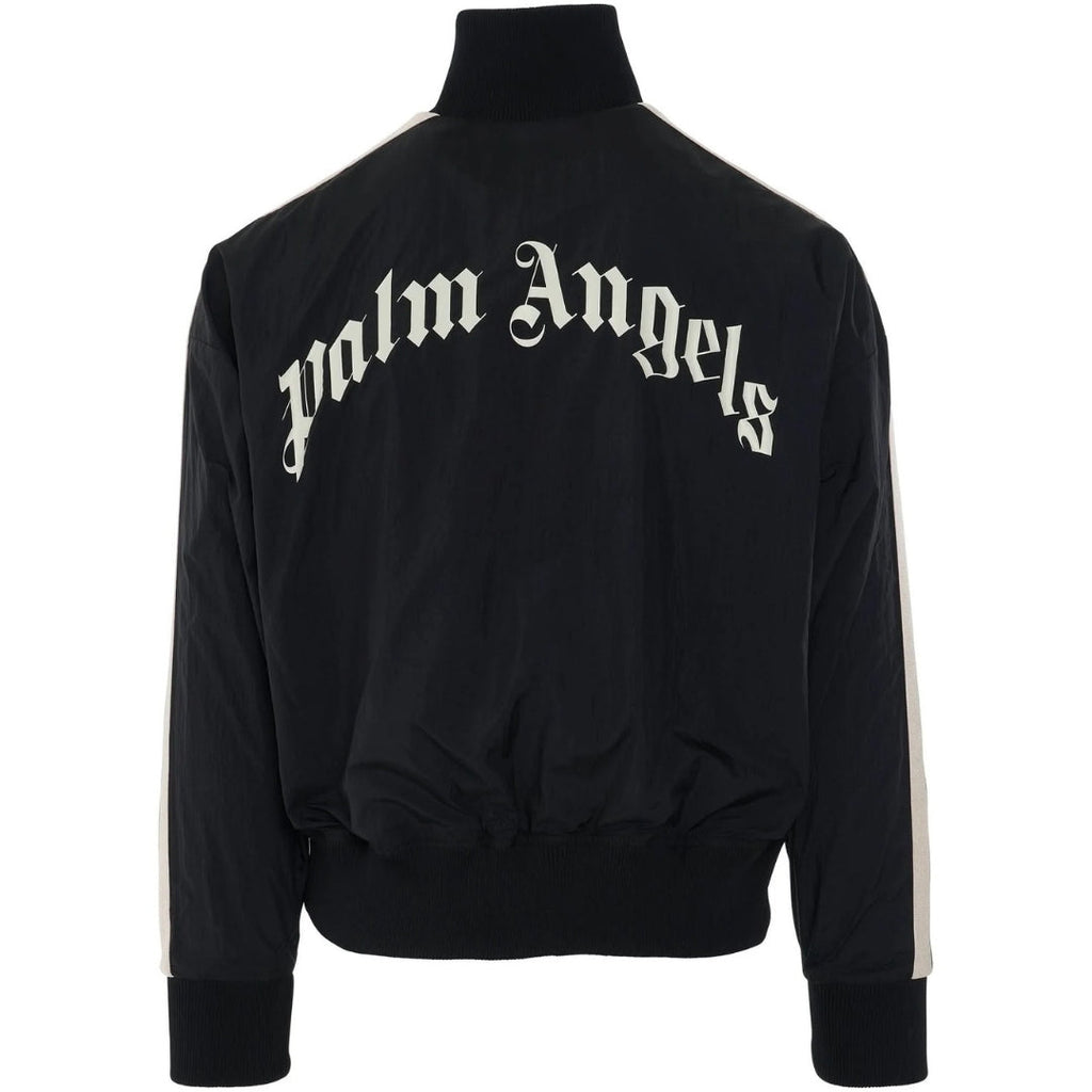 Palm Angels Curved Logo Black Track Jacket M