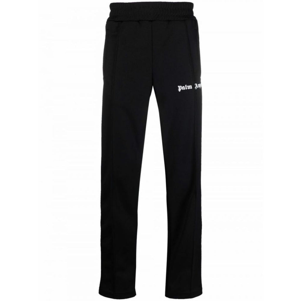 Palm Angels White Striped Classic Black Track Sweatpants S