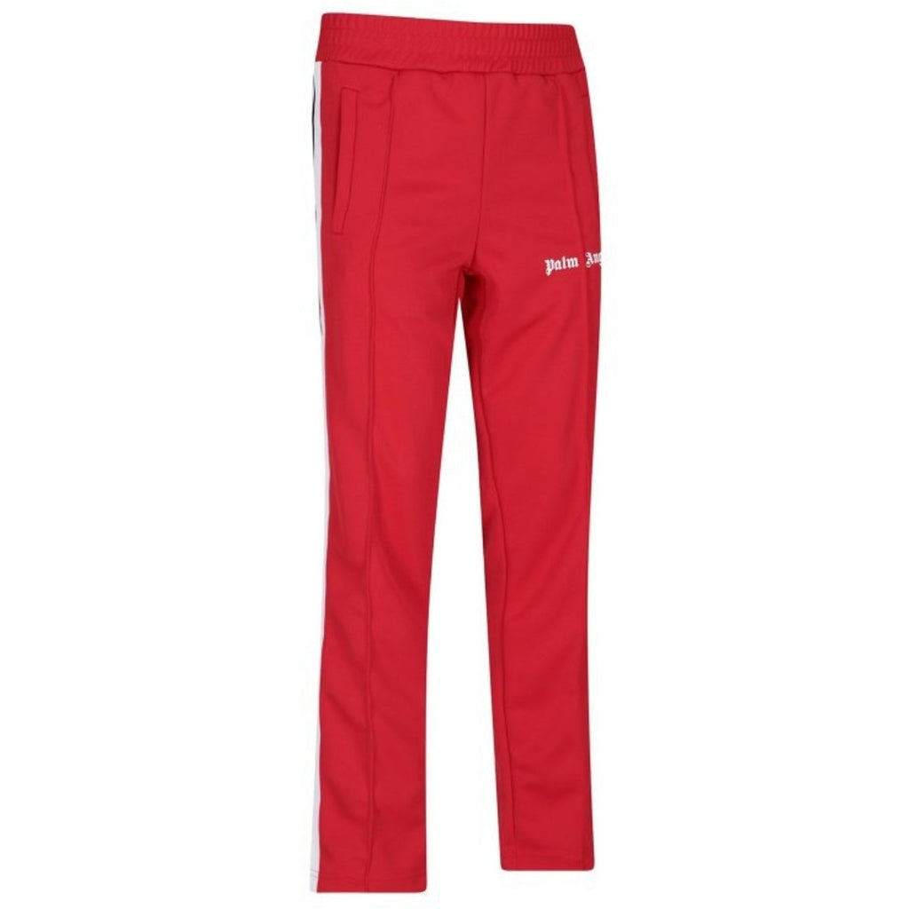 Palm Angels White Striped Classic Red Track Sweatpants S