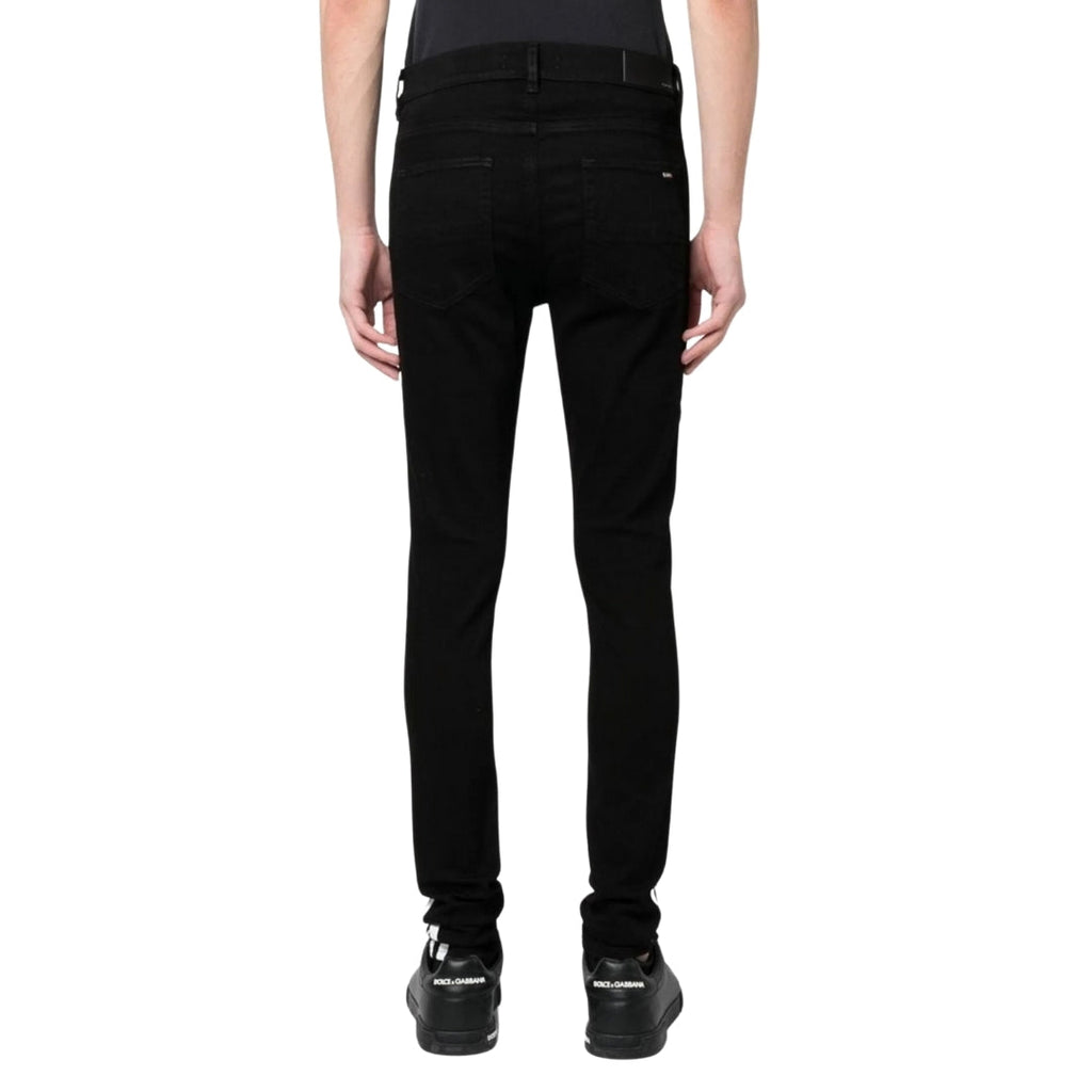 Amiri Slim Fit MA Track Black Od Denim Jeans W30 L32 / 32L